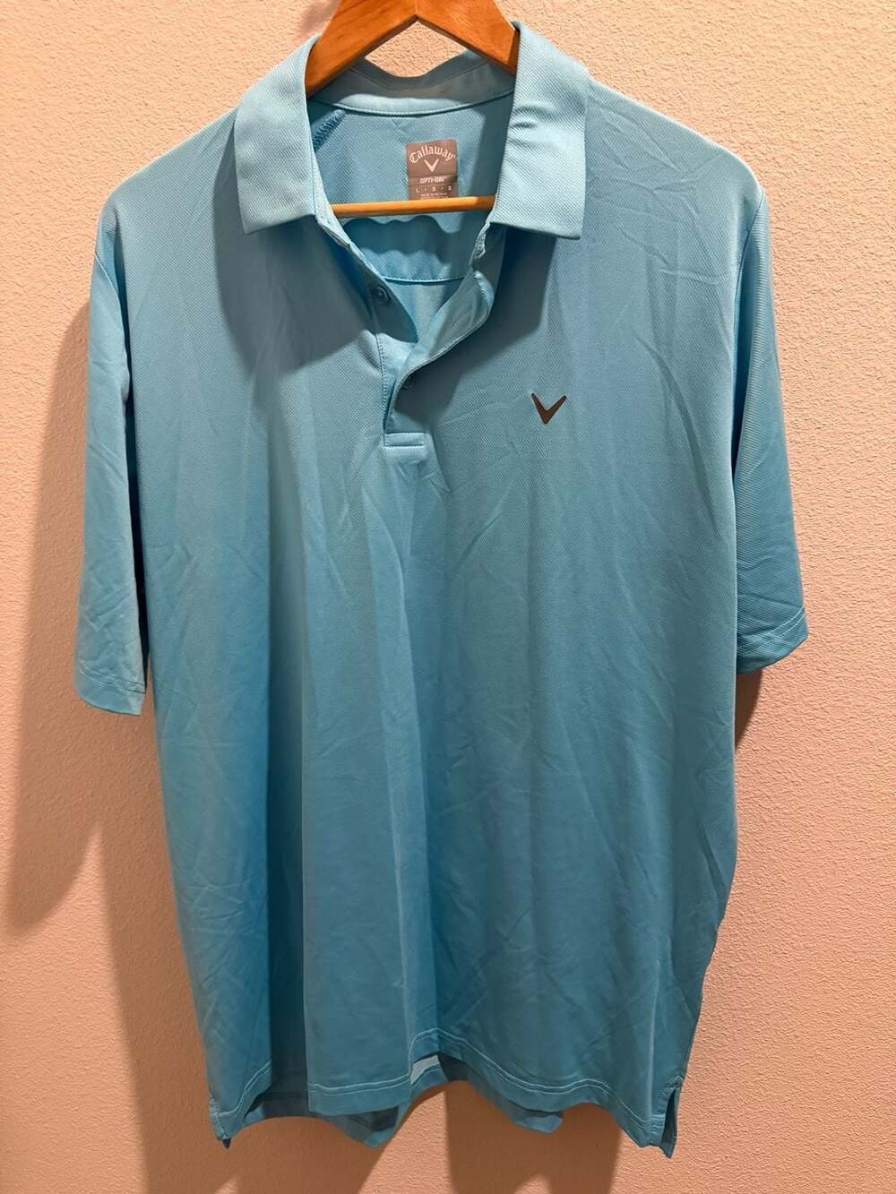 Callaway Opti-Dri Swing Tech Golf Polo Shirt Size Large